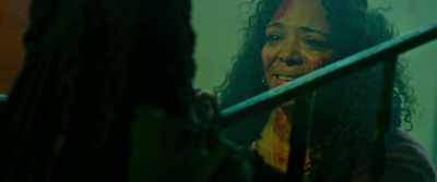 About a dozen of them
started shooting at everyone. - The First Purge
