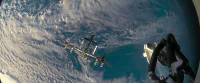 About an hour or so in,
when I was feeling pretty comfortable, - The Wonderful: Stories from the Space Station