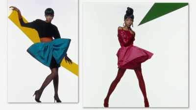 About four months
after I shot British Elle, - The Super Models