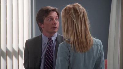 About hitting Trevor
on purpose. - Spin City