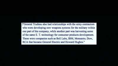 About secret ET
technology transfer - Truth Hunter