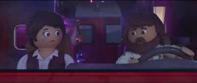 -About the gold?
-Seriously? (sighing) - Playmobil: The Movie