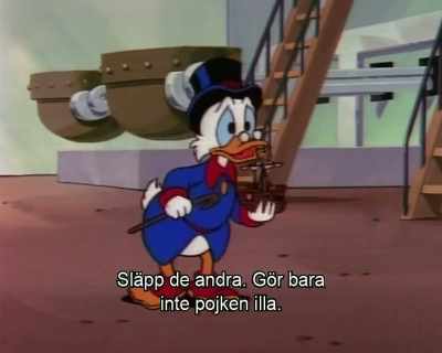 About time. And once again,
I am not your secre-- - DuckTales