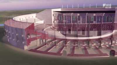 Above this concrete structure, - Roman Megastructures