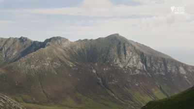 Above the Isle of Arran, - Scotland from the Sky
