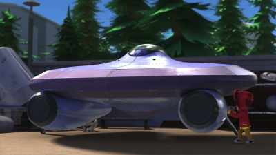 Absolute proof of alien technology,
belonging to Subject B. - Ready, Jet, Go! Space Camp: The Movie