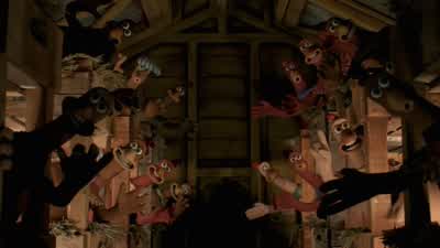 Absolutely outrageousAsking a senior officer to share his quartersAnd with a non commissioned Yank no lessWhy back in my dayYou weren't exactly my first choice eitherScoot over Your wing's on my side of the bunkYour side of the bunk The whole bunk is my - Chicken Run
