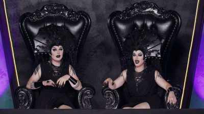 - Absolutely. This would be
HoSo, Koco, Abhora, and Evah. - The Boulet Brothers' Dragula: Titans