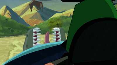 - Absolutely unique in the animal...
-(ROARING) - Justice League Action