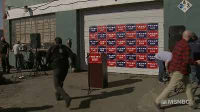 Accident they ended up here.
>> I met the campaign staff here - Four Seasons Total Documentary