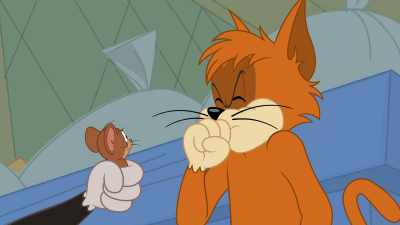 According to dumpster cat code - Tom and Jerry Snowman's Land