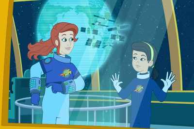 According to my research, satellites
take years to make and cost millions. - The Magic School Bus Rides Again