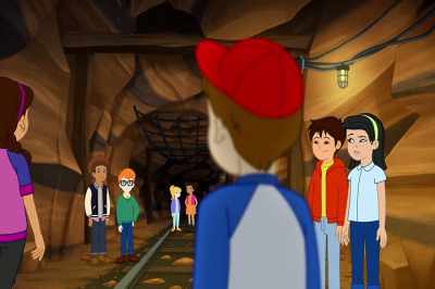 According to my research, we're stranded. - The Magic School Bus Rides Again