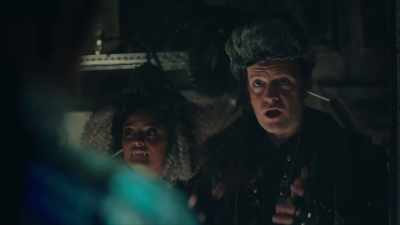 According to the scriptures,
he who possesses the sacred stone - Red Dwarf: The Promised Land