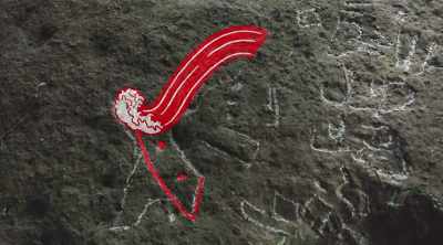 According to
the story rock up there, - Lost Gold of World War II