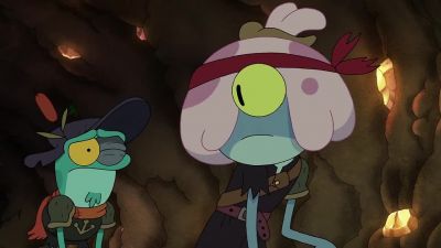 Ach, it's kind of hard to tell
where we're going. - Amphibia
