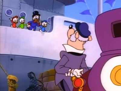 -Achh, you're overreacting.
-I have no idea - DuckTales