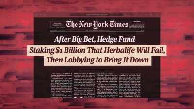 Ackman: A pyramid scheme is
actually a modern-day version
of a Ponzi scheme. - Icahn: The Restless Billionaire