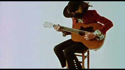 ♪ [acoustic blues] ♪ - Rumble: The Indians Who Rocked the World