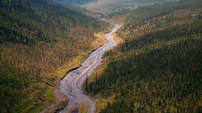 Across California Creek... - Gold Rush