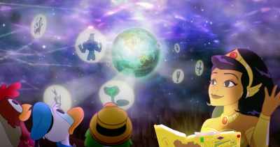 Across the globe and beyond,
are a multitude of mystic points, - Legend of the Three Caballeros