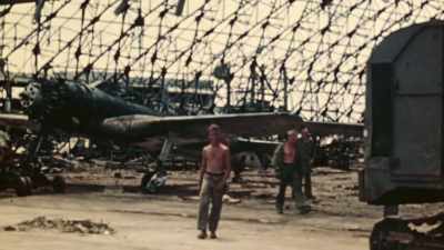 ACROSS THE PACIFIC FROM THESE
VERY AIRFIELDS ON TINIAN. - The Pacific War in Color