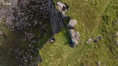 Across the sea on Fairhead, - Chronicles of the Glens