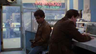 Across the street. The phone booth. - Prince of the City
