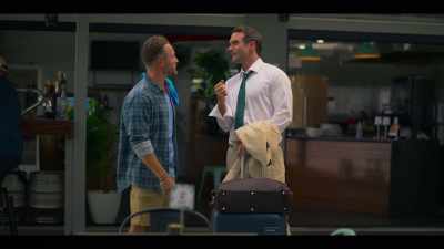 Across the tarmac,
up the stairs, and second on your left. - Love Is in the Air