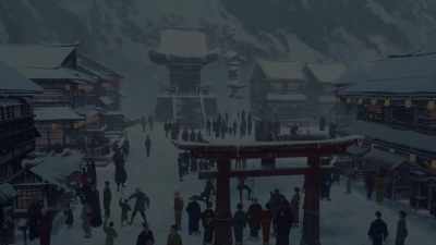 [action music playing] - BLUE EYE SAMURAI