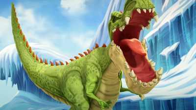 (action music) - Gigantosaurus