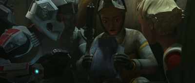 Activate battle droids.
Command them to attack all police droids. - Star Wars: The Bad Batch