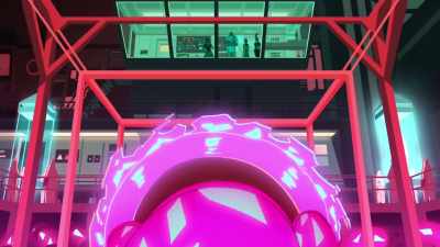 Activate warp. - Promare