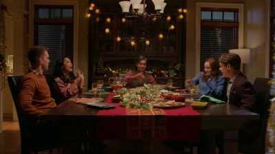 Actually, before we get
to desserts, one thing... - A Vineyard Christmas