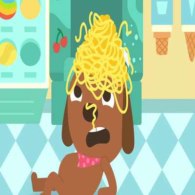 Actually, being an ice-cream scooper
is really hard. - Sago Mini Friends