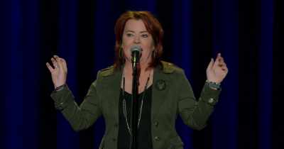 Actually, my hands just do this
'cause I'm Italian. - Kathleen Madigan: Hunting Bigfoot