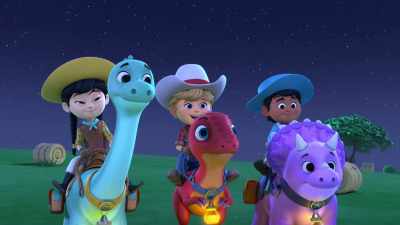 Actually, I think Rebel
should stay with the compies. - Dino Ranch