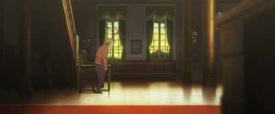 Actually, I used to work here
a long time ago as a receptionist. - Violet Evergarden: The Movie