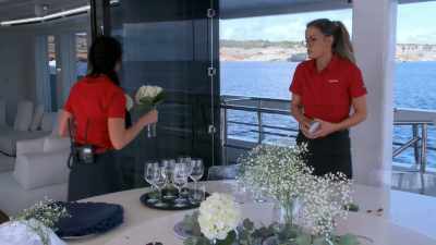 Actually, I'll be back
in just one moment. - Below Deck Mediterranean