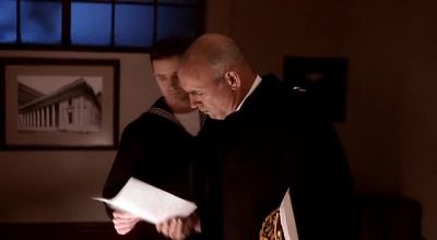 Actually, it's good you came back, sir.
You forgot your itinerary. - JAG