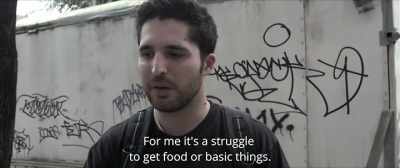 Actually for me is a struggle
to get food or basic things. - Infection