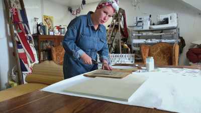 Actually the paper
is super, super thin, - Escape to the Chateau: Make Do & Mend