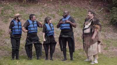-Actually, uh, the hogs, uh, wrecked 'em all, - Rob Riggle's Ski Master Academy