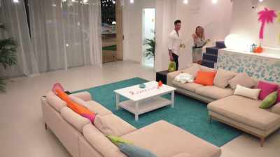 ‐ADAM: Booty?
‐OLIVIA: (LAUGHS) - Love Island