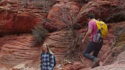 Adam, did you know
that this was here? - Love in Zion National: A National Park Romance