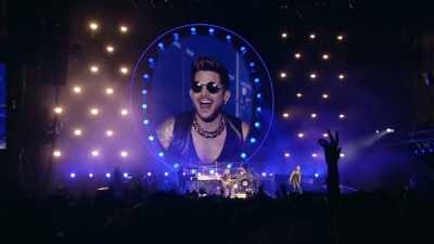 Adam Lambert
lives in a different time, - The Show Must Go On: The Queen + Adam Lambert Story