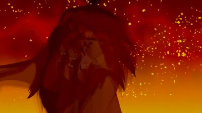 Add the hairs. - The Lion King