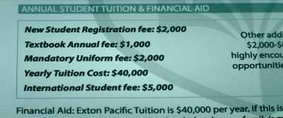 Add the new student fee at two - Bad Genius