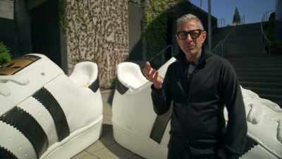 Adidas.
Or some people say Adidas. - The World According to Jeff Goldblum