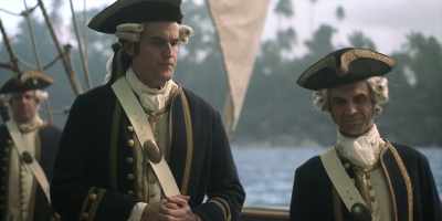 - (Admiral shouting)
- Poor bugger. - Our Flag Means Death